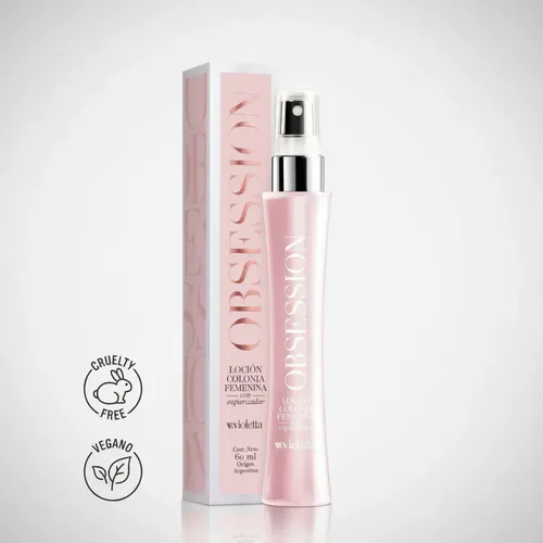 Colonia Femenina Obsession Violetta 60ml Vegana Cruelty Free