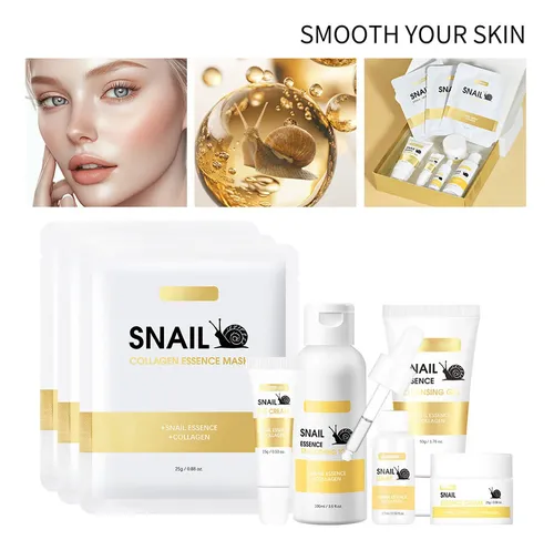 Set De Cuidado De La Piel Snail 6 Step, 100 Ml, Hidratante Y