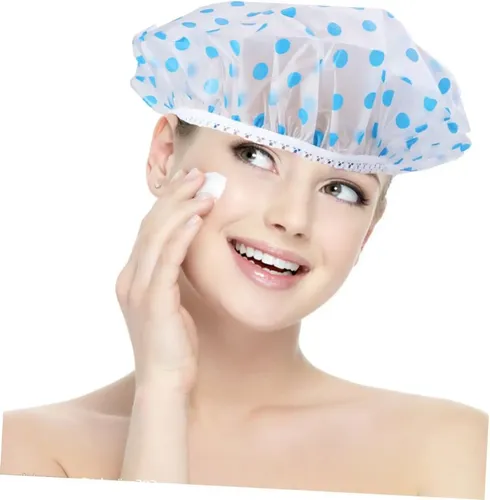 5 Piezas Gorro De Ducha Encaje Elástico Para Baño Salón