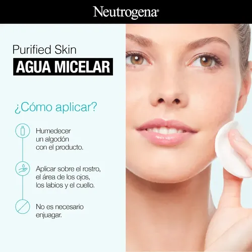 Neutrogena Agua Micelar Desmaquillante Purifiend Skin X200ml