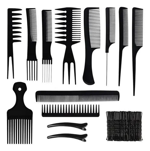 Juego De Peines Para El Cabello Profesional De 14 Piezas Y Y