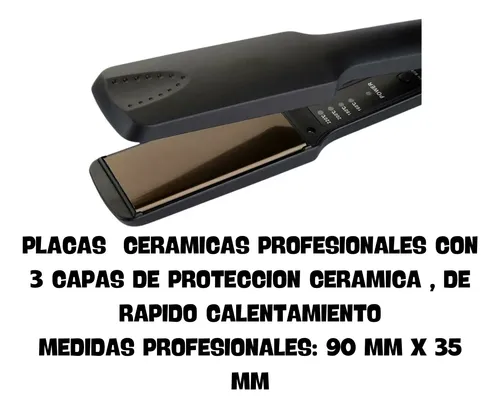 Planchita Profesional Para Cabello Alisado De Ceramica