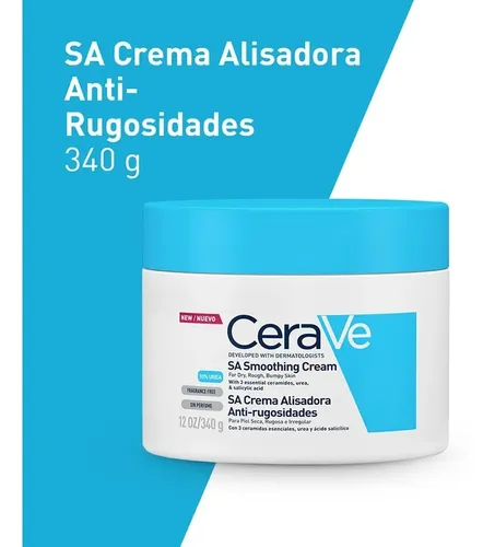 Crema Cerave Alisadora Anti-rugosidades 340ml Pote