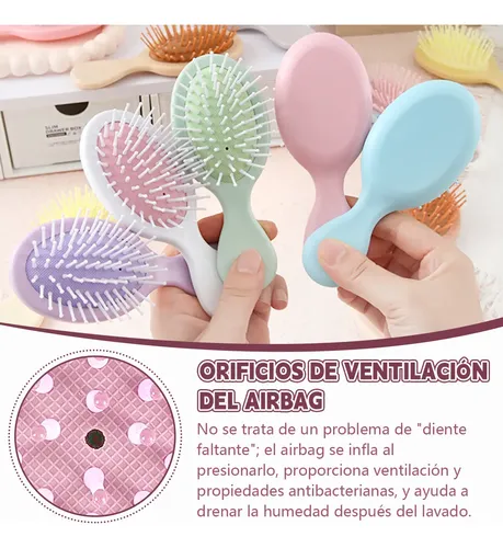– 10 Mini Cepillos Peines Cabello De Peluquer Para Zzl-