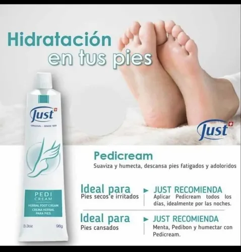 2 Cremas Herbal Para Pies Resecos Pedicream 25g C/u Just