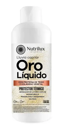 Oro Líquido X 1 Litro Luxury Protector Térmico Brillo Extrem