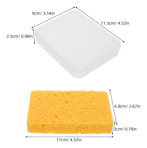 Esponjas Con Textura, 8 Unidades, Con Caja, Para Reparar Par