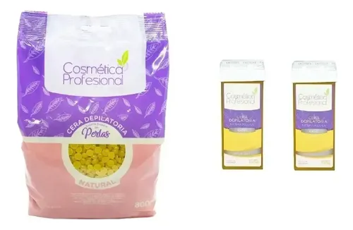 Cera Depilatoria Cosmetica Profesional 1kg Natural