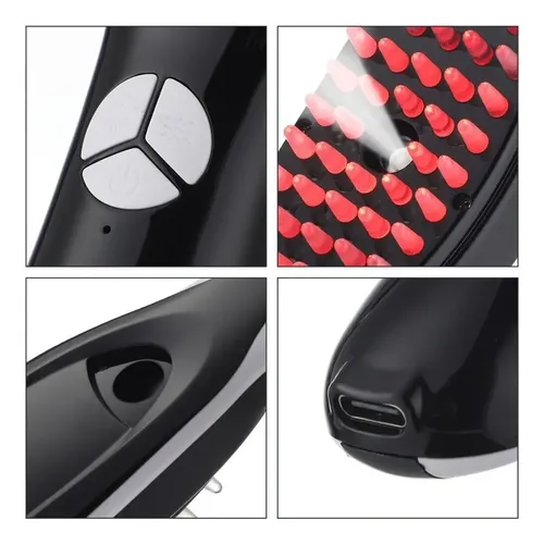 Peineta Para El Cabello Con Atomización Por Vibración Ultras