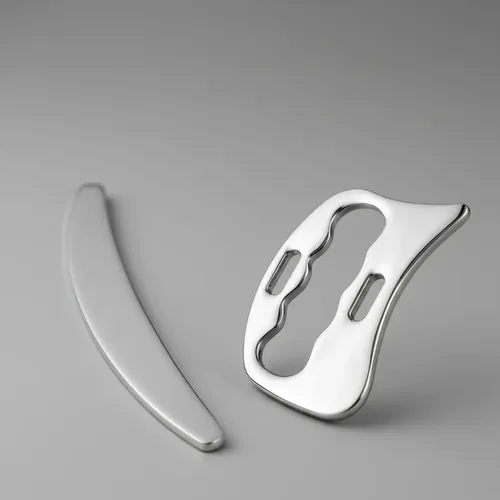 Herramienta Raspadora Muscular Gua Sha De Acero Inoxidable 2