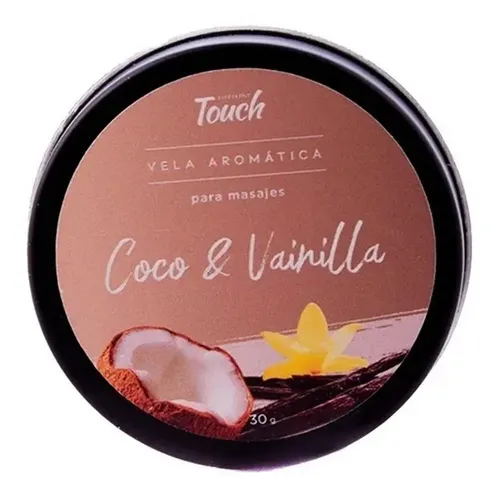 Velas Para Masajes Aromáticas Aceite Tibio Aromas Fragancia Coco & Vainilla