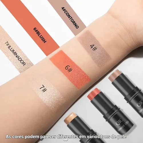 Set De 3 Unidades De Maquillaje Facial For Contorno 2026
