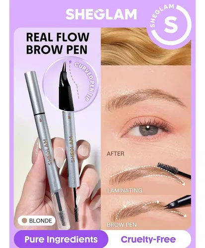 Lápiz Laminador Para Cejas Sheglam Real Flow Rubio