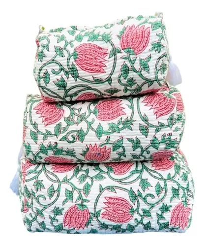 Set De 3 Neceseres Y Neceseres De Maquillaje De Diseño Con E