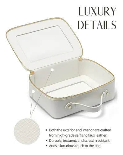 & / Bolsa De Cosméticos Pequeña, Transparente Y Cuadrada, *