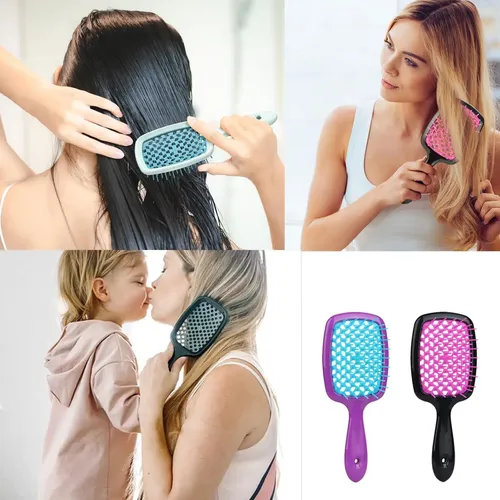 2 Cepillos For El Cabello Sin Cepillar, Peine De Masaje,