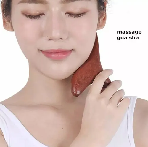 – Gua Sha Madeira Aromática Massagem Facial Corporal