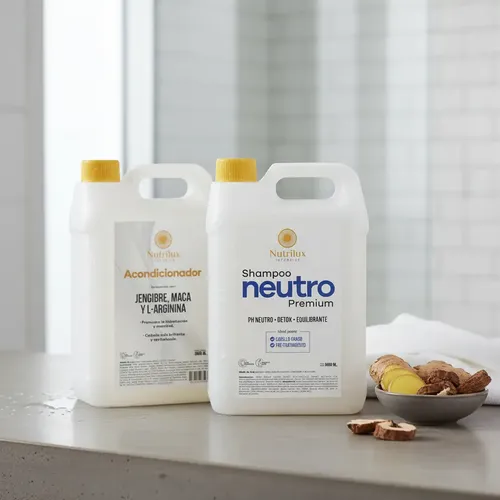 Luxury Shampoo Y Acondicionador Cremoso Neutro 5000 Ml