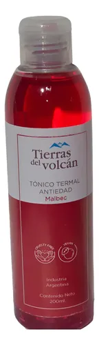 Locion Tonico Termal Malbec Tierras Del Volcan
