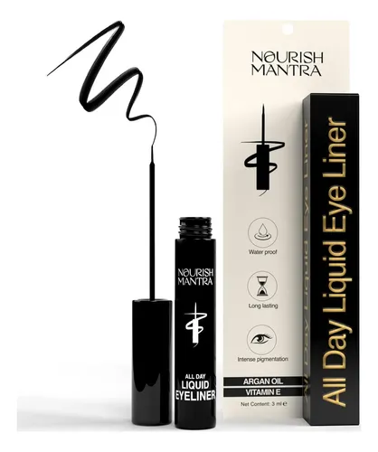 Delineador Líquido Waterproof Nourish Mantra 3ml Con