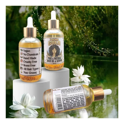 Zanichigo Gold Hair Oil: Suero Fortalecedor Con Fenogreco