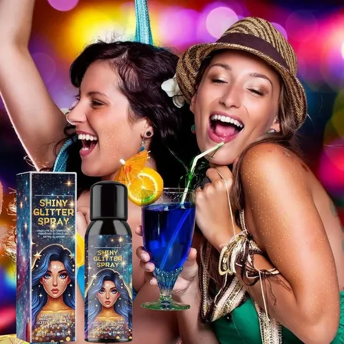 Spray Brillante Para Cuerpo Y Cabello Hyinus 120ml Oro