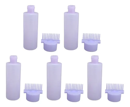 Botella Aplicadora Para Cabello, 5 Unidades, Cepillos De Ace