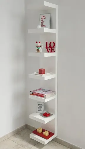 Estante Organizador Maquillaje 170cm Y Accesorios, Mdf 25 Mm