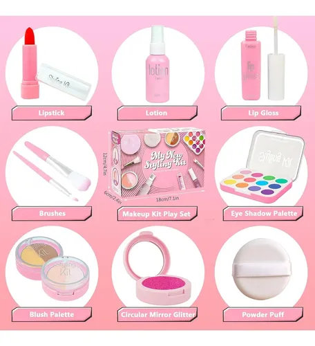 Kit De Maquillaje De Fantasía Lovinkiki Para Niñas Pink
