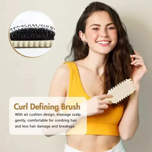 Cepillo Redondo For Cabello Rizado De 2 Piezas Dp Big &vm