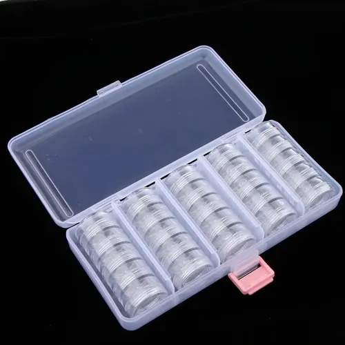 25, Frascos Pequeños Transparentes, Envases De Cosméticos,