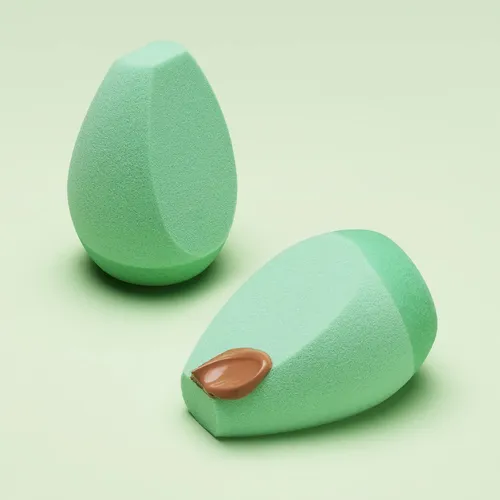 Esponja Facial E.l.f. De Silicona Angular Para Maquillaje En