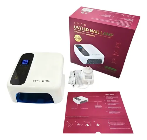 Cabina Uv Led City Girl 602 Pro 128w Inalambrica Sensor Prof