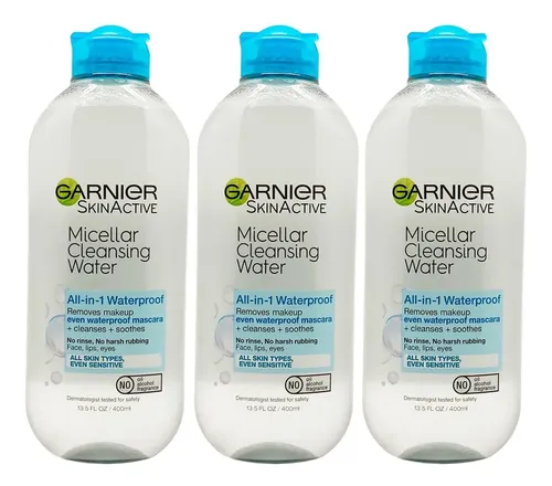 Desmaquillante Todo En 1 Garnier Cleansing Water, Paquete De