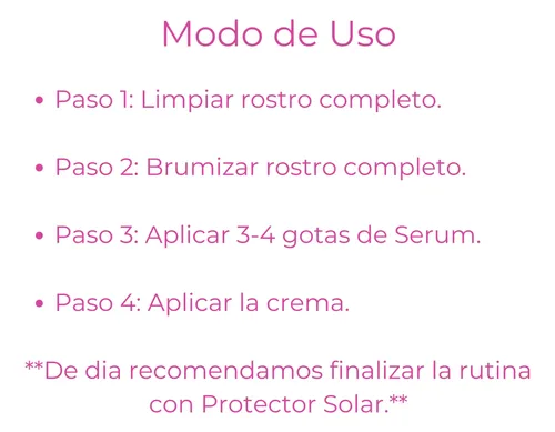 Kit Rutina Skincare Hidratacion Antiage Piel Mixta Idraet