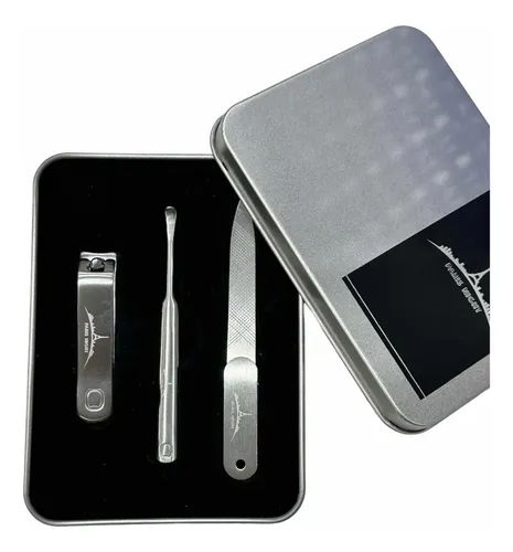 Set De Manicura Para Uñas Paris Night Acero Inox Cn Estuche
