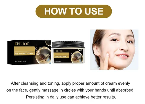 Crema Reparadora Eelhoe Snail 92 Para Hidratar Y Cicatrizar