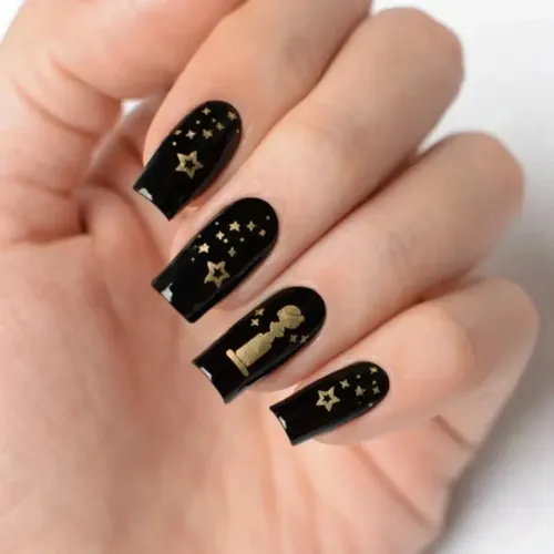 Pink Mask Esmalte Semipermanente Gel Color X 15ml/.5floz Black In Black