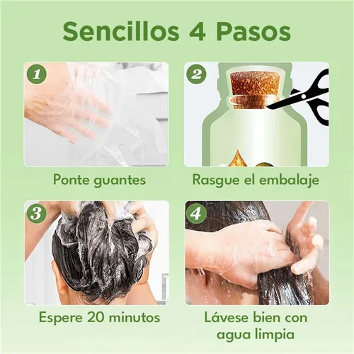 Tinte Capilar Semipermanente En Espuma A Base De Plantas