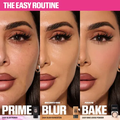 Huda Beauty Baby Bake – Polvo Facial Tamaño Viaje -6g Tono Peach Pie