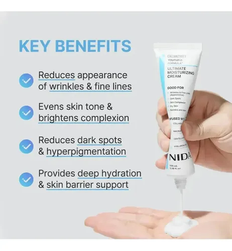 Crema Hidratante Facial Nida Youthful Formula 100 Ml