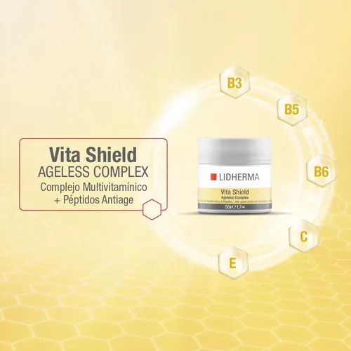 Vita Shield Ageless Complex Vit. B3, B5, B6, C, E Lidherma