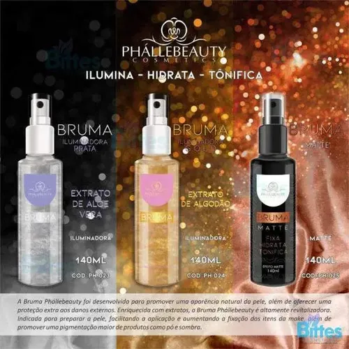 Fijador Bruma De Maquillaje Plateada Phallebeauty Rekabeauty