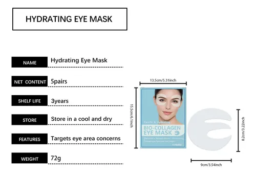 Mascarilla Hidratante Para Ojos Z: Atenúa Las Líneas Finas Y