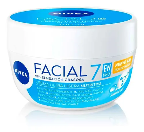Nivea Crema Facial Cuidado 7 En 1 Nutritivo X 100 Ml