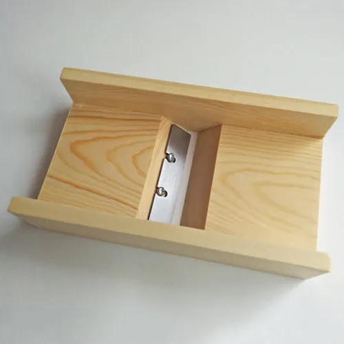 Cortador Biselador De Bordes Para Velas Y Jabón Madera