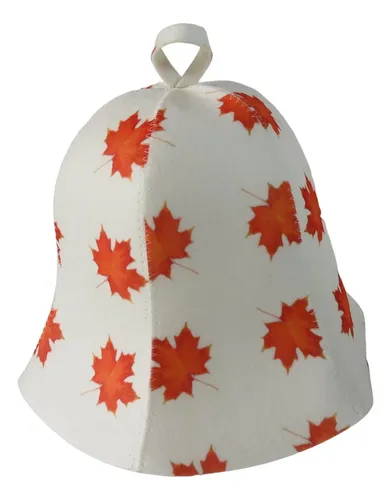 Gorro De Baño Para Cabeza De Hombre, Sauna, Con Hoja De Arce