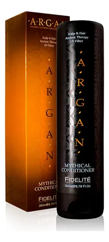 Kit Fidelite Myth Argan Shampoo + Acond + Brillo + Mascara