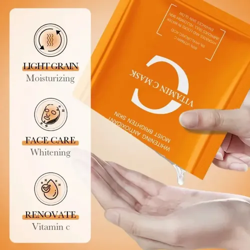 Mascarilla Facial Vitamina C Bioaqua X1