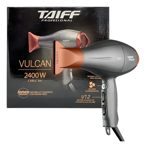 Taiff Vulcan Secador De Pelo Profesional 2400w Alisado 9c